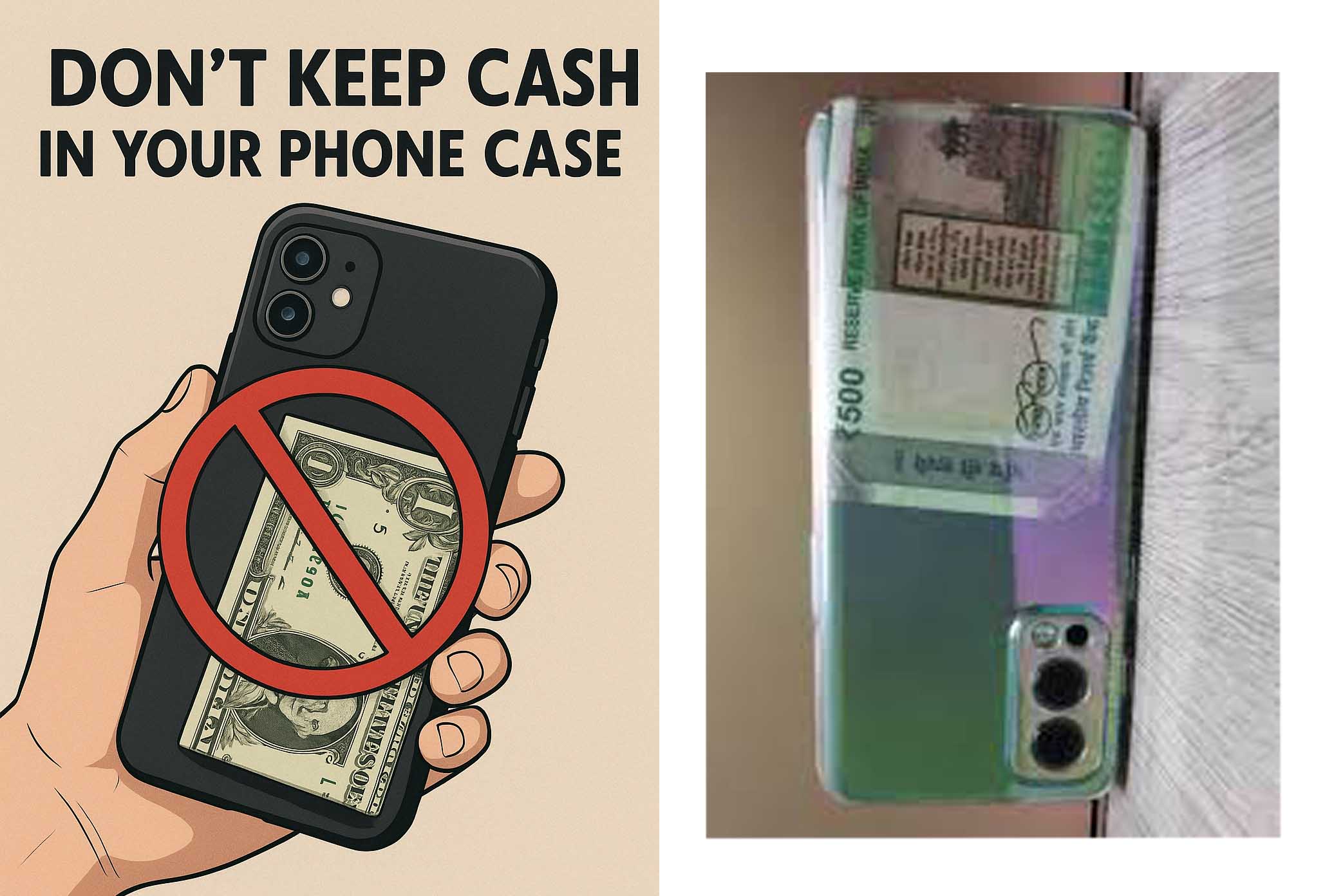 Mobile cover ke peeche paise kyo nahi rakhne chahiye ?