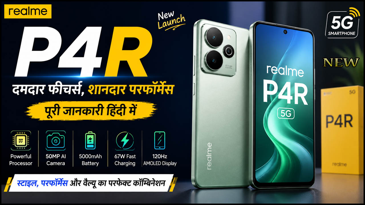 Realme P4R 5G Smartphone Features and Specifications Thumbnail